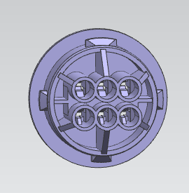 Headlight bulb socket mold